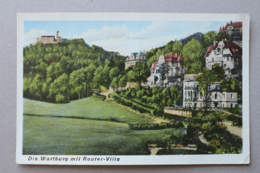 Ansichtskarte AK Eisenach 1910-1930 Reuter Villa Villen Straße Wartburg Ortsansicht Architektur Thüringen